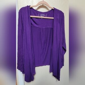 Very soft purple cardigan